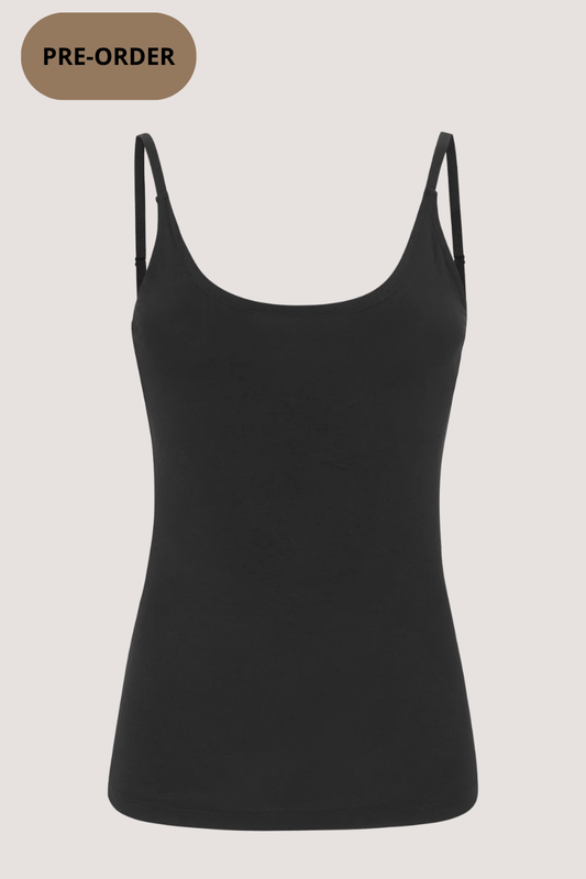 ESMÉ - ESPENELOPE SINGLET TOP - BLACK