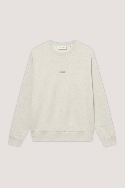 LES DEUX - DEXTER SWEATSHIRT - IVORY MELANGE