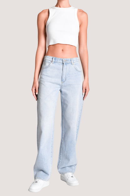 ABRAND - A SLOUCH JEAN - BLEACHED STONE