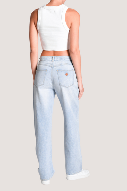 ABRAND - A SLOUCH JEAN - BLEACHED STONE