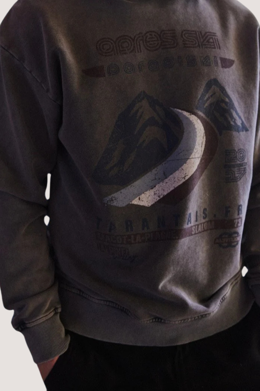 AVENY - BABYLON SWEAT PARADISKI - WASHED BLACK