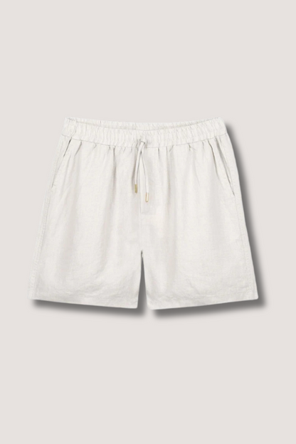 AVENY - WEST LINEN SHORTS - BIRCH