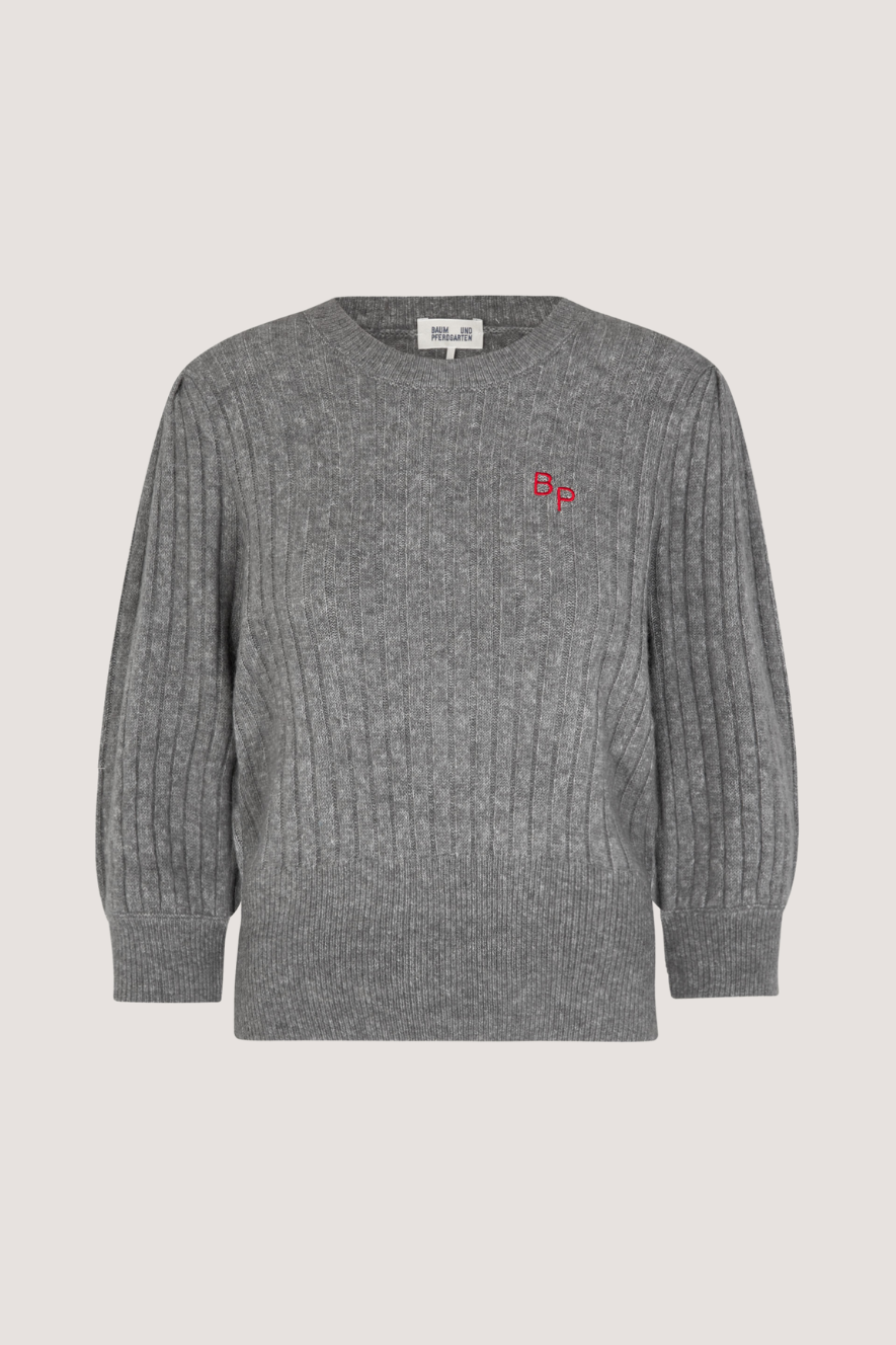 BAUM UND PFERDGARTEN - CHELLE KNIT SWEATER - MARGOT GREY