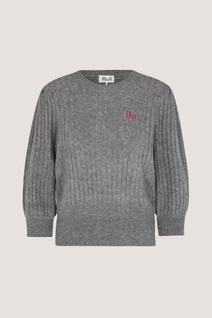 BAUM UND PFERDGARTEN - CHELLE KNIT SWEATER - MARGOT GREY