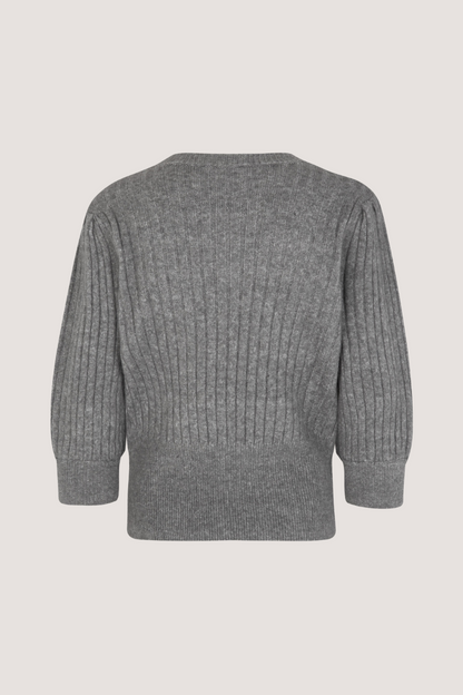 BAUM UND PFERDGARTEN - CHELLE KNIT SWEATER - MARGOT GREY