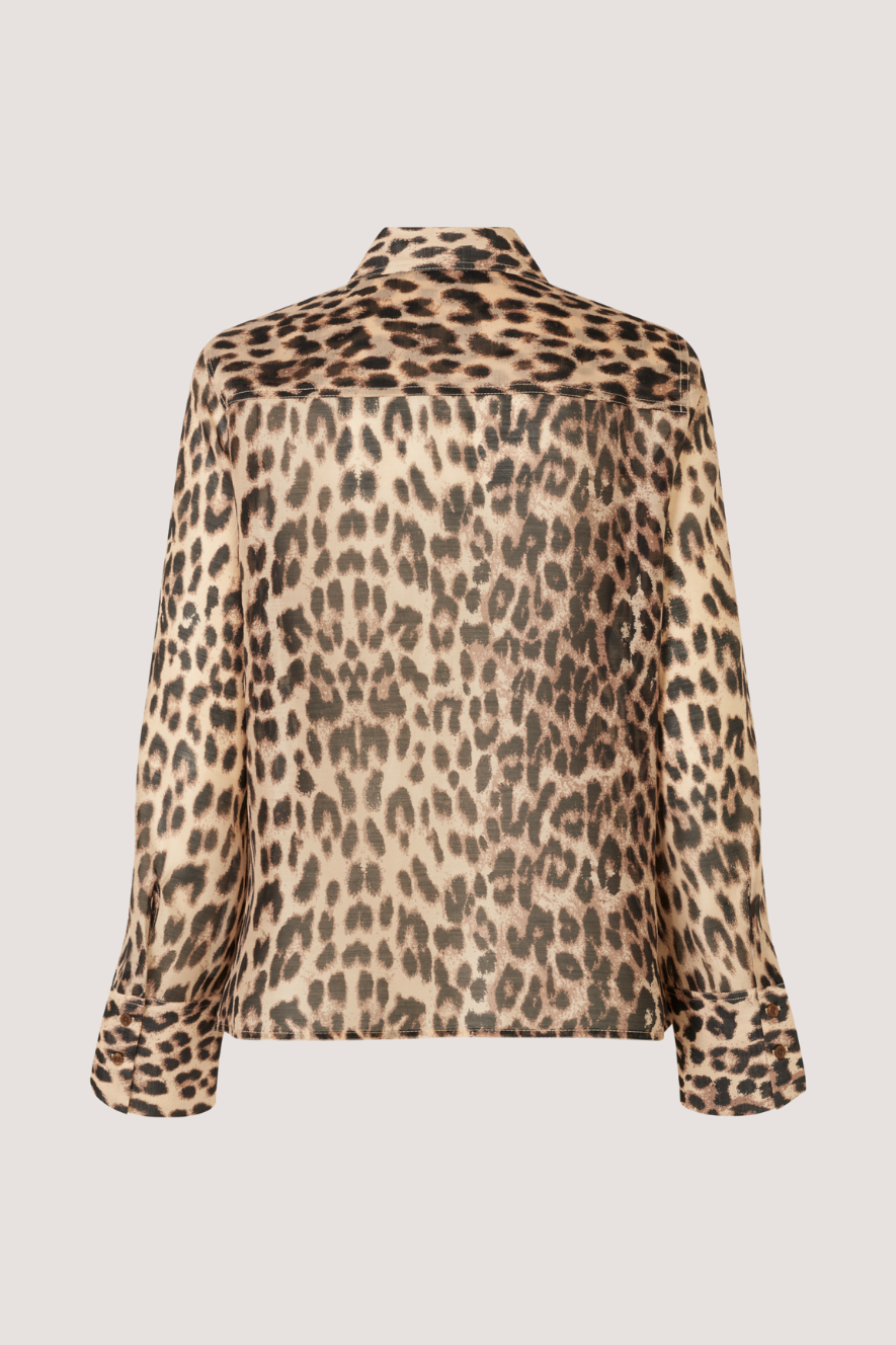 BAUM UND PFERDGARTEN - MADISON SHIRT - BROWN BAUM LEOPARD