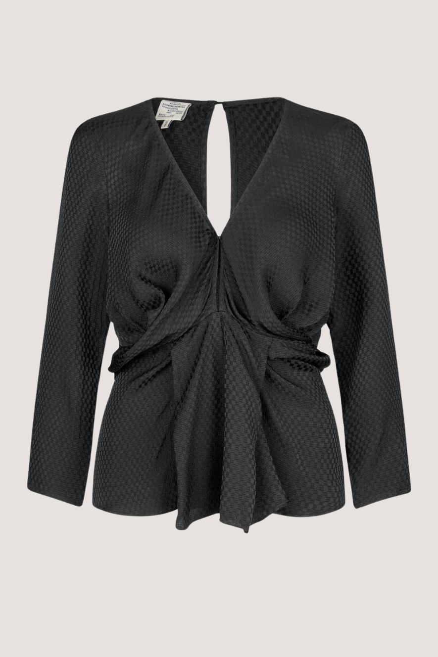 BAUM UND PFERDGARTEN - MEGARA BLOUSE - BLACK