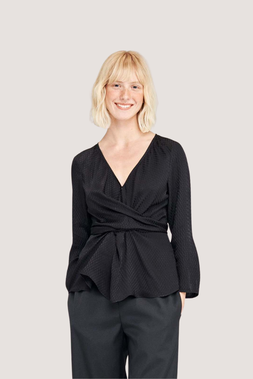 BAUM UND PFERDGARTEN - MEGARA BLOUSE - BLACK