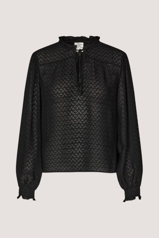 BAUM UND PFERDGARTEN - MOSS BLOUSE - BLACK