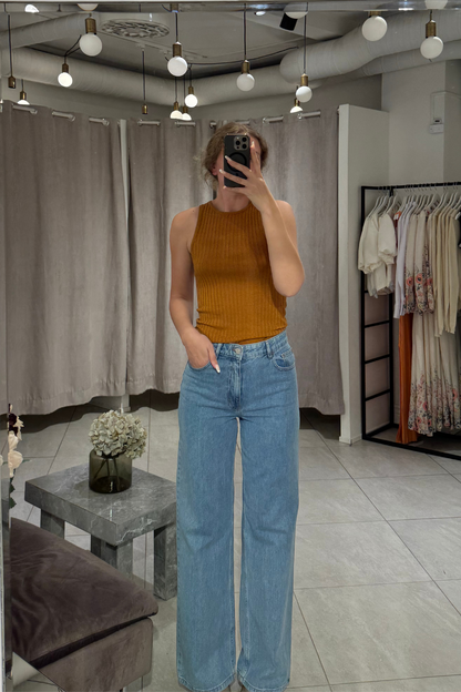 BAUM UND PFERDGARTEN - NINI JEANS - BLUE VINTAGE DENIM