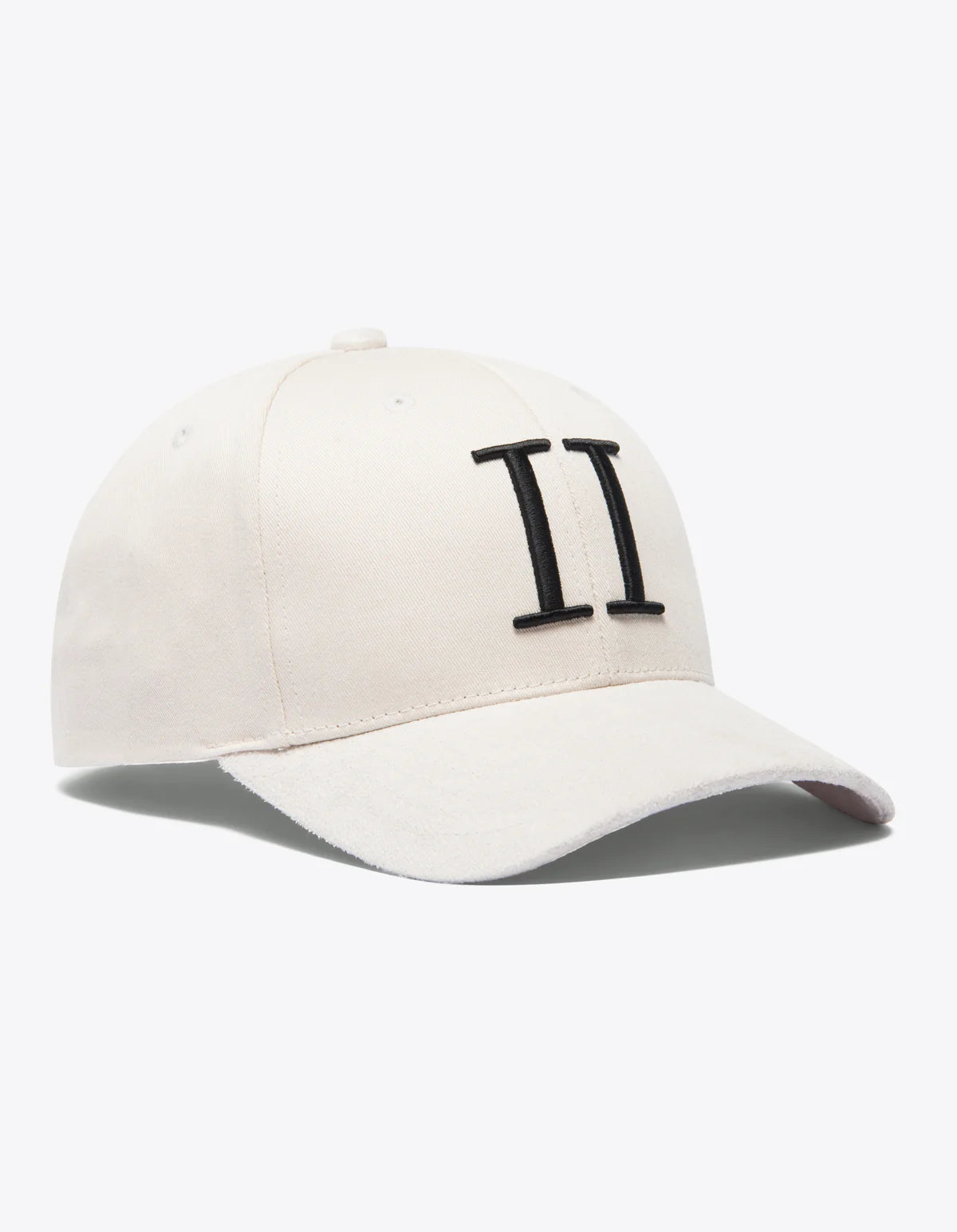 LES DEUX - BASEBALL CAP SUEDE II - IVORY/BLACK