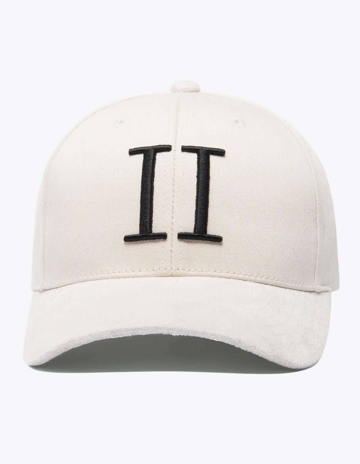 LES DEUX - BASEBALL CAP SUEDE II - IVORY/BLACK