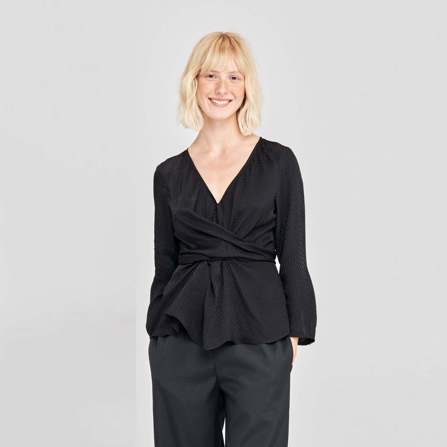 BAUM UND PFERDGARTEN - MEGARA BLOUSE - BLACK