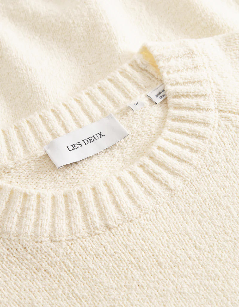 LES DEUX - BRAD ROUNDNECK KNIT - IVORY