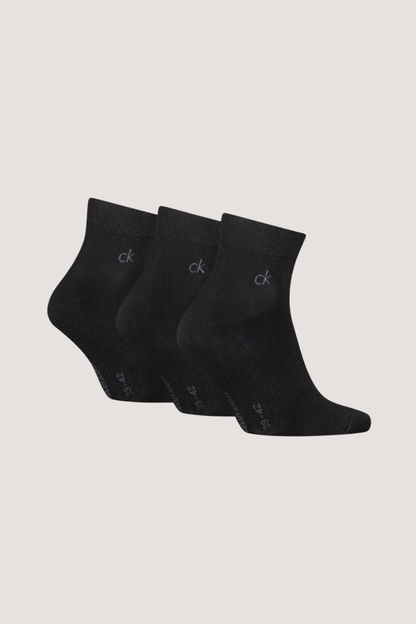 CALVIN KLEIN - MEN QUARTER 3P - BLACK