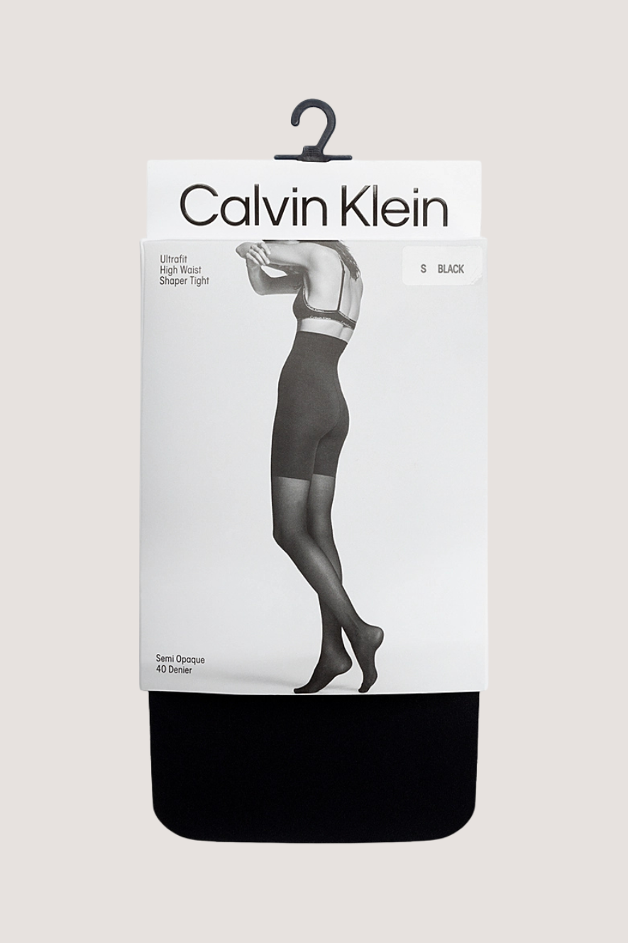 CALVIN KLEIN - WOMEN TIGHT 1P SHAPER 40 DN - BLACK