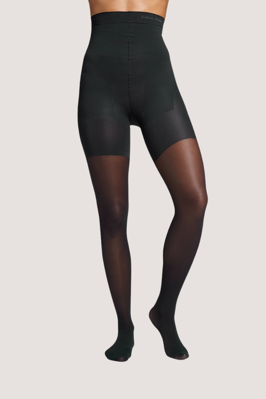 CALVIN KLEIN - WOMEN TIGHT 1P SHAPER 40 DN - BLACK