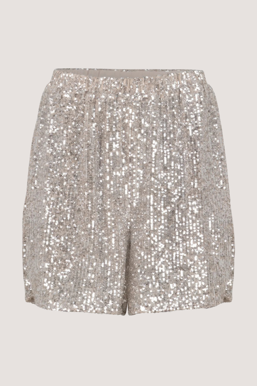 CRÁS - HANNAH SHORTS - CREAM SILVER