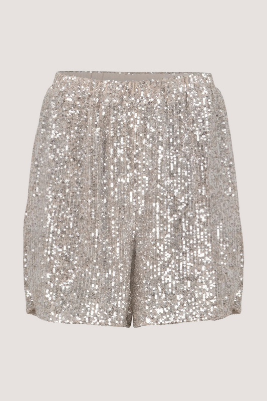 CRÁS - HANNAH SHORTS - CREAM SILVER