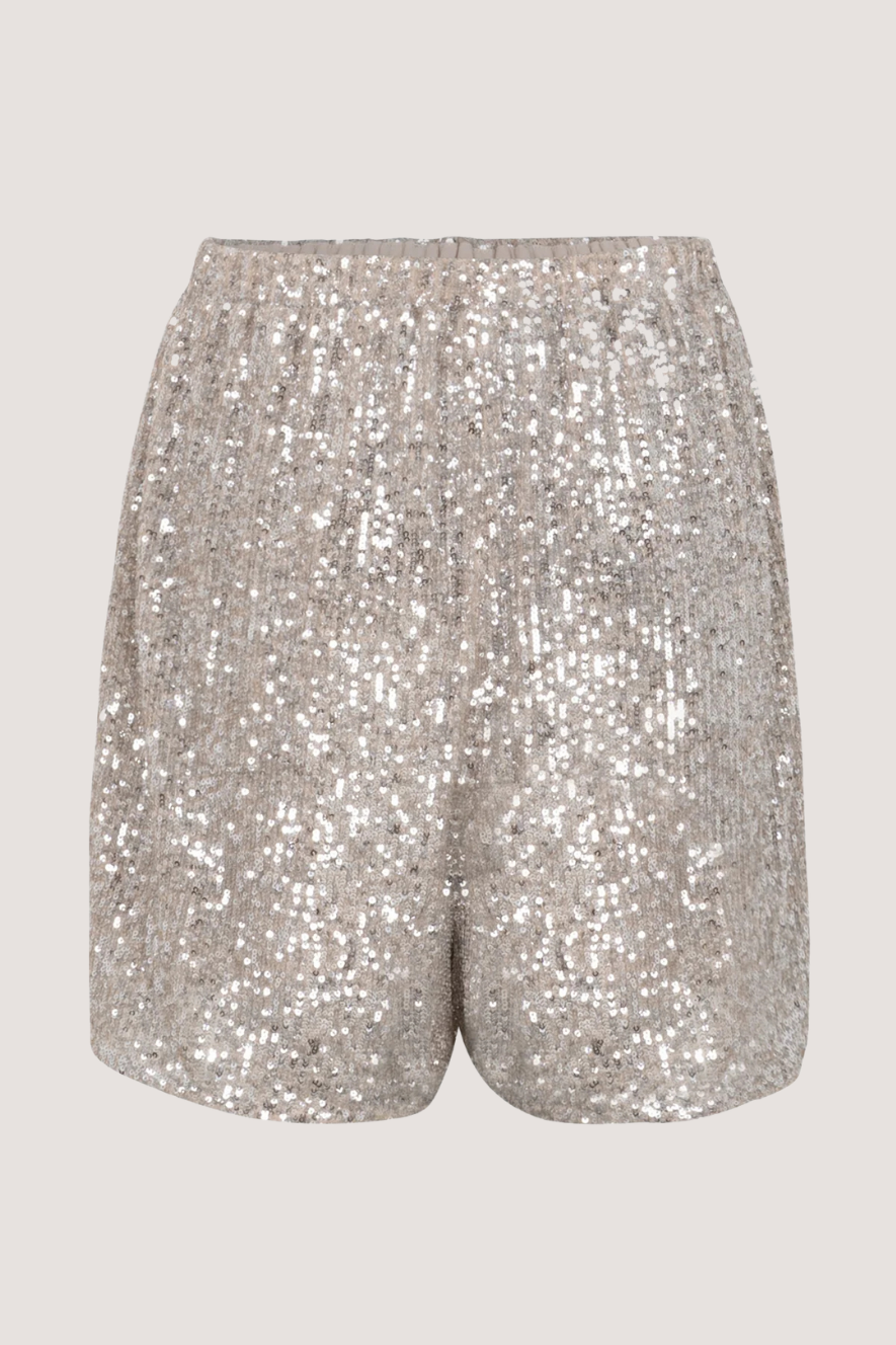 CRÁS - HANNAH SHORTS - CREAM SILVER