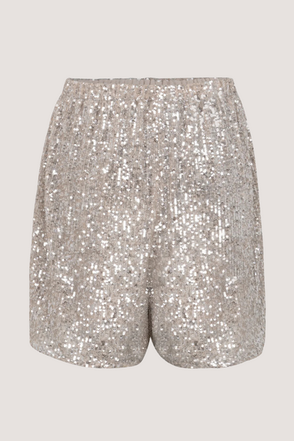 CRÁS - HANNAH SHORTS - CREAM SILVER