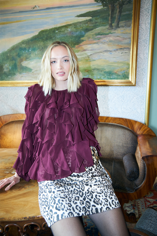 CRÁS - RYACRAS BLOUSE - BORDEAUX