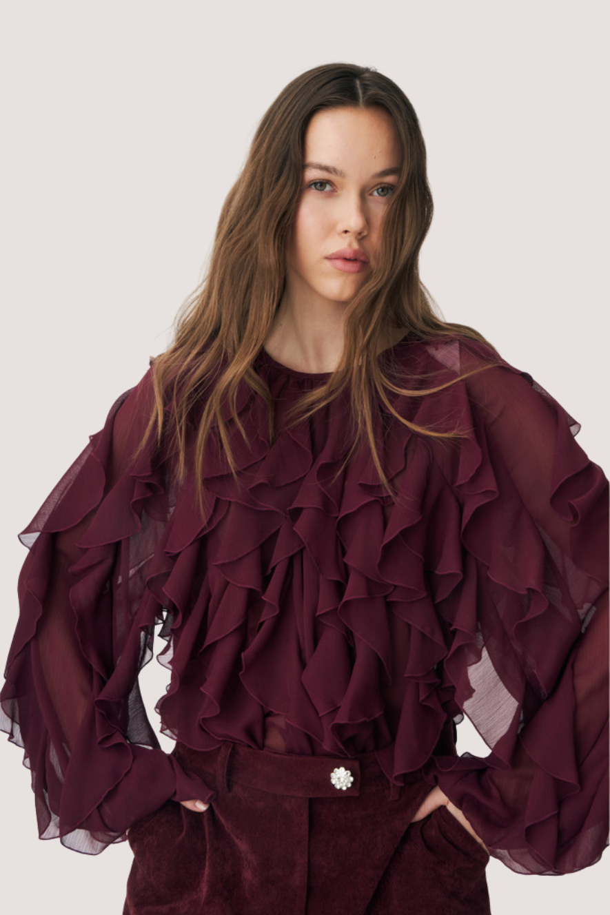 CRÁS - RYACRAS BLOUSE - BORDEAUX