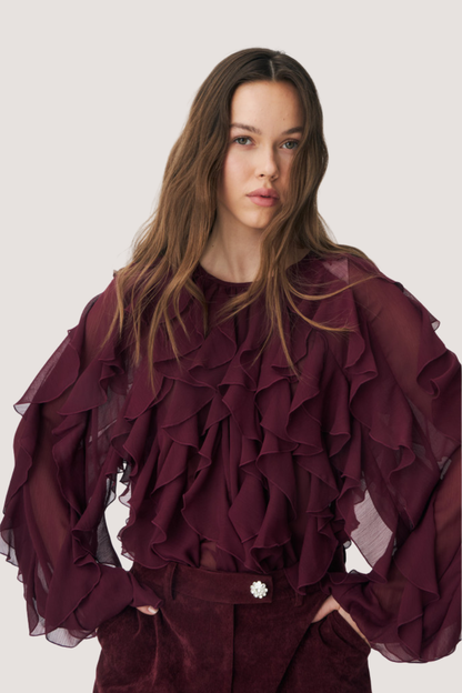 CRÁS - RYACRAS BLOUSE - BORDEAUX