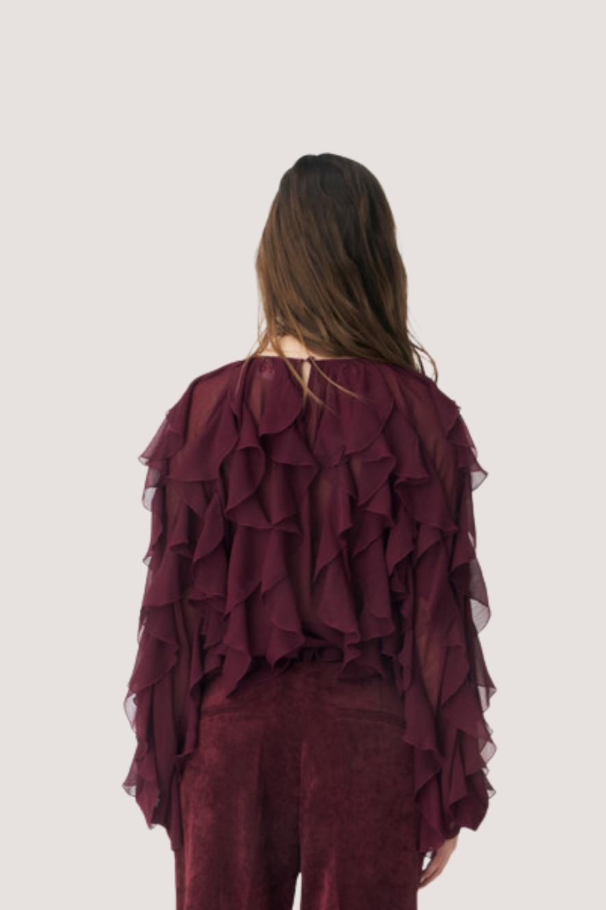 CRÁS - RYACRAS BLOUSE - BORDEAUX