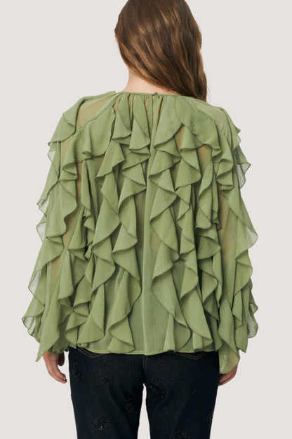 CRÁS - RYACRAS BLOUSE - SAGE