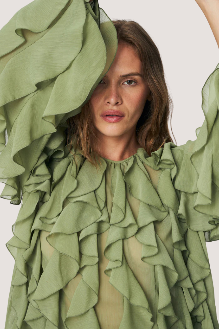 CRÁS - RYACRAS BLOUSE - SAGE