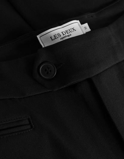 LES DEUX - COMO SUIT PANTS - BLACK