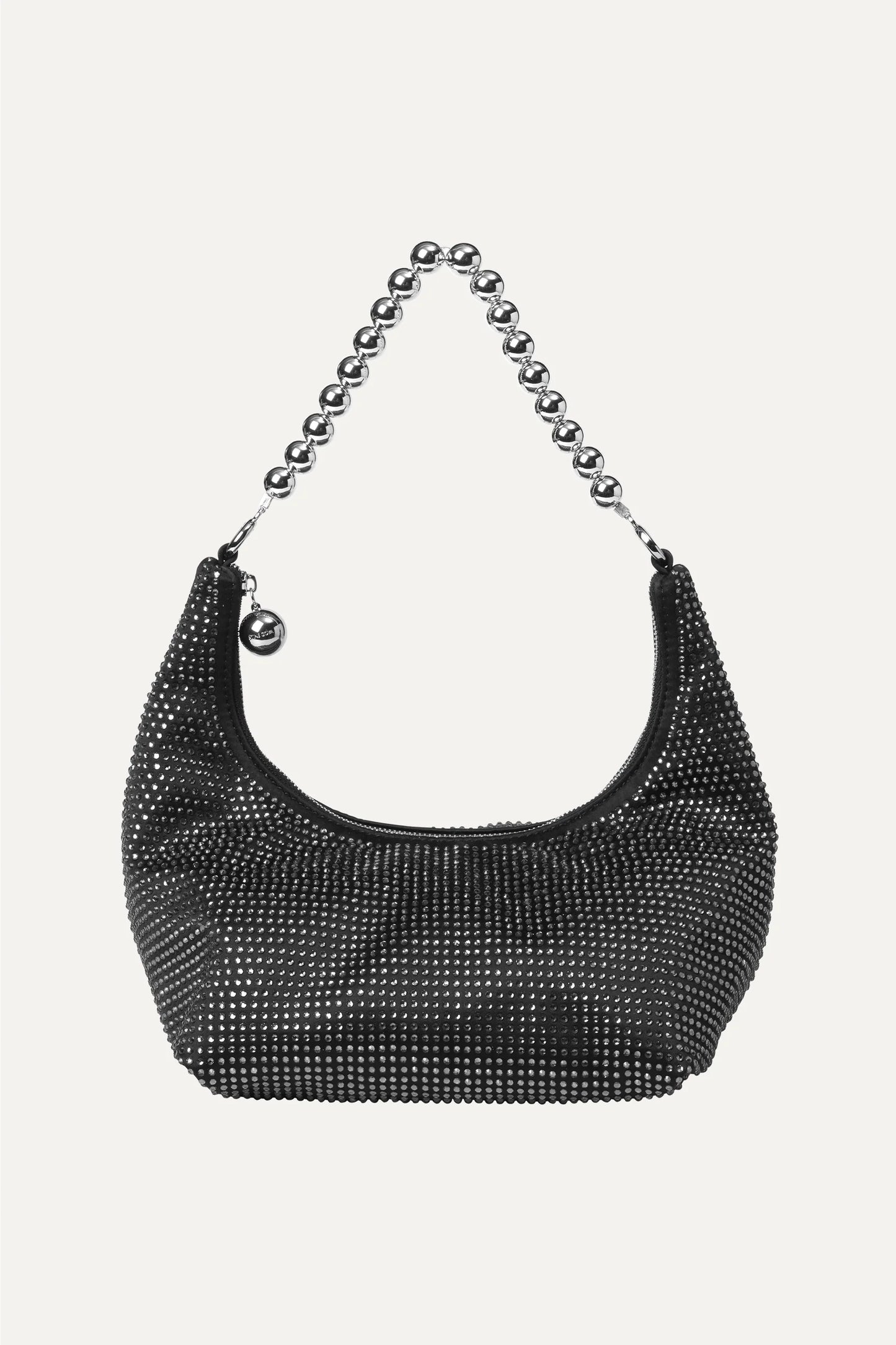 STINE GOYA - CRYSTALIZED PYRAMID POUCH - BLACK