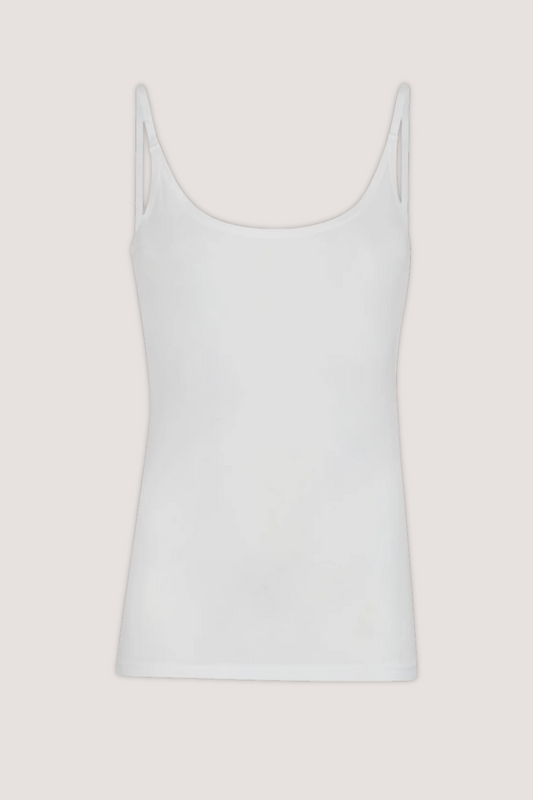 ESMÉ STUDÍOS - ESPENELOPE SINGLET TOP - WHITE