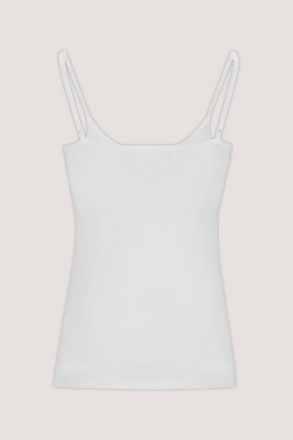 ESMÉ STUDÍOS - ESPENELOPE SINGLET TOP - WHITE
