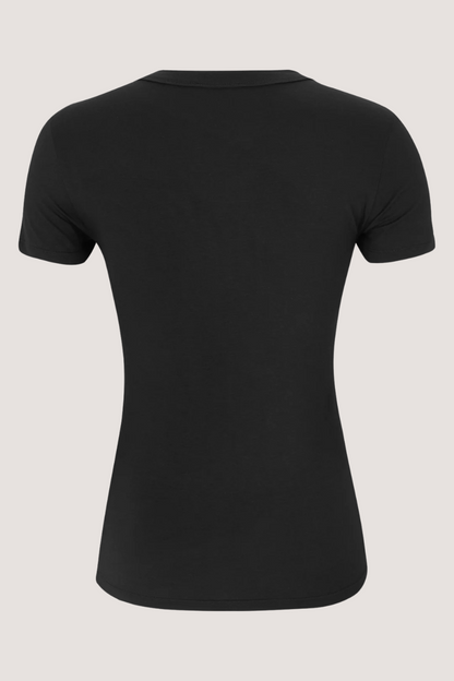 ESMÉ STUDÍOS - ESPENELOPE SLIM FIT T-SHIRT - BLACK