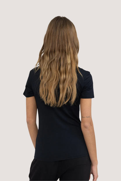 ESMÉ STUDÍOS - ESPENELOPE SLIM FIT T-SHIRT - BLACK
