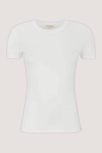 ESMÉ STUDÍOS - ESPENELOPE SLIM FIT T-SHIRT - WHITE