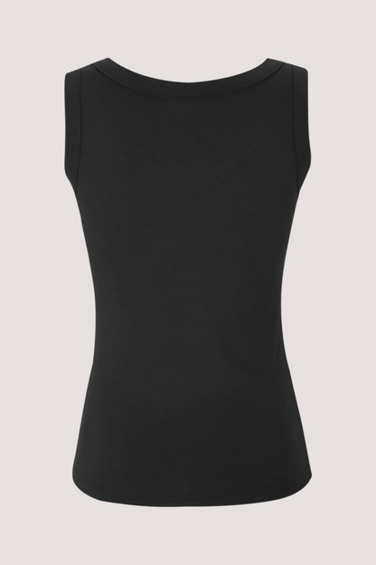ESMÉ STUDÍOS - ESPENELOPE SLIM FIT TANK TOP - BLACK