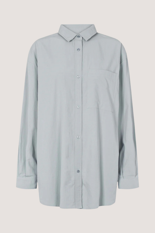 ESMÉ STUDÍOS - ESRUBY LS SHIRT - BLUE FOG