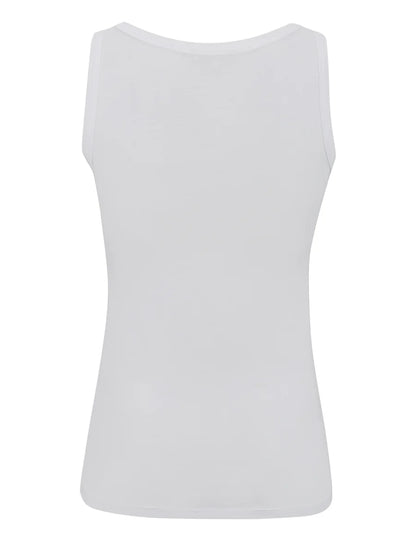 ESMÉ STUDIOS - ESPENELOPE SLIM FIT TANK TOP - WHITE