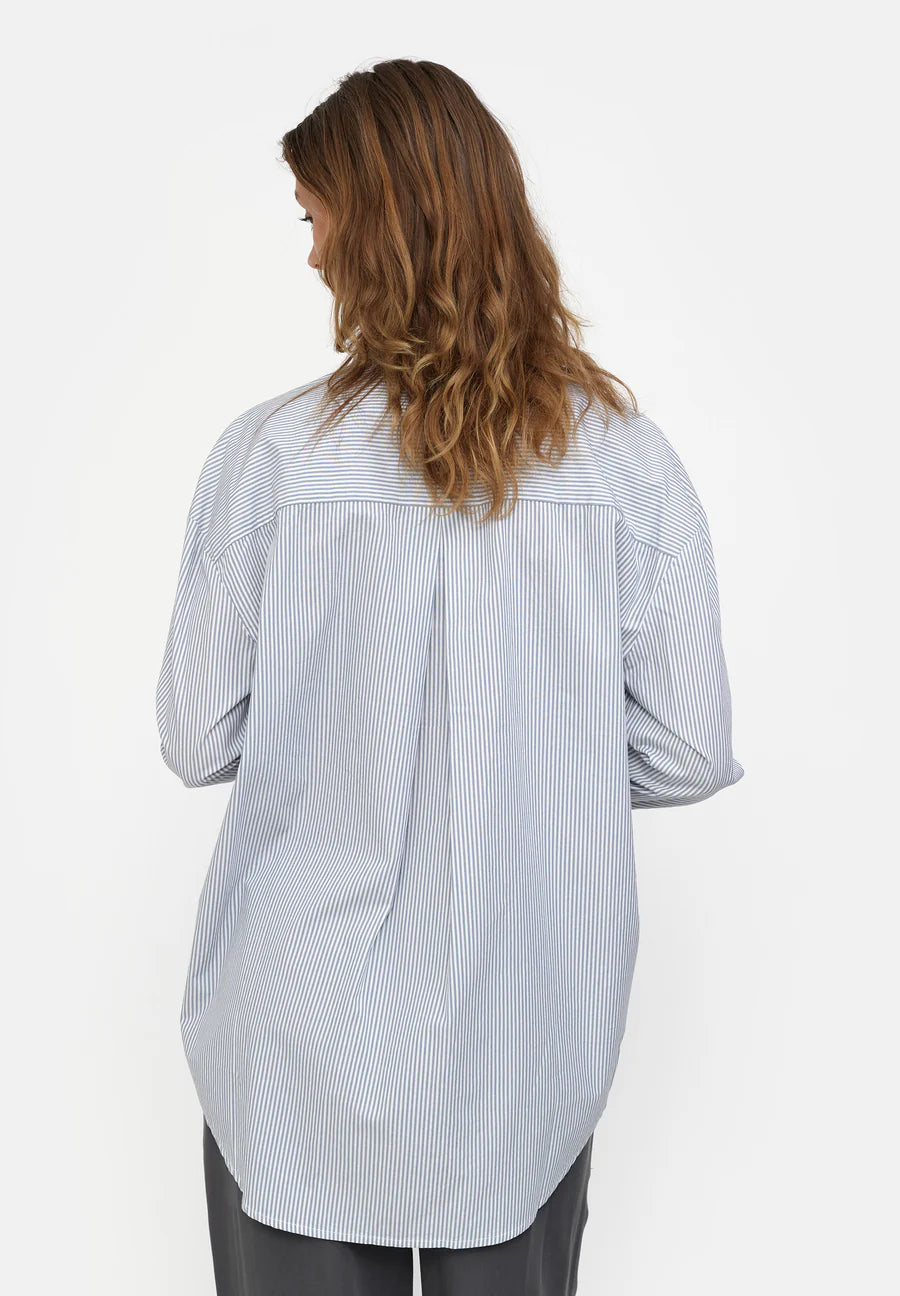 ESMÉ STUDIOS - ESRUBY LS SHIRT GOTS - TRADEWINDS STRIPES
