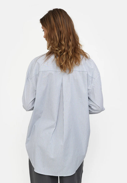 ESMÉ STUDIOS - ESRUBY LS SHIRT GOTS - TRADEWINDS STRIPES