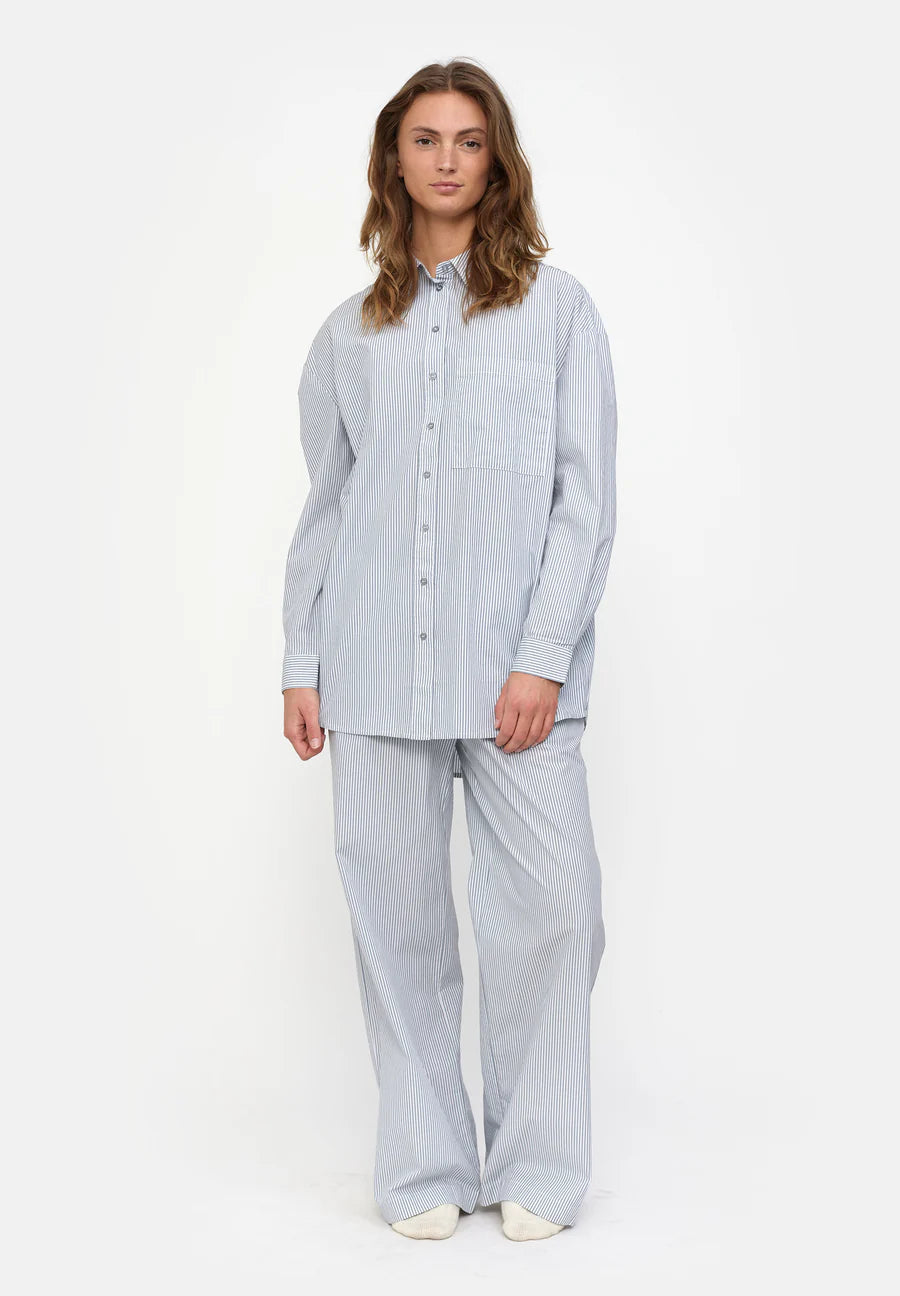 ESMÉ STUDIOS - ESRUBY LS SHIRT GOTS - TRADEWINDS STRIPES