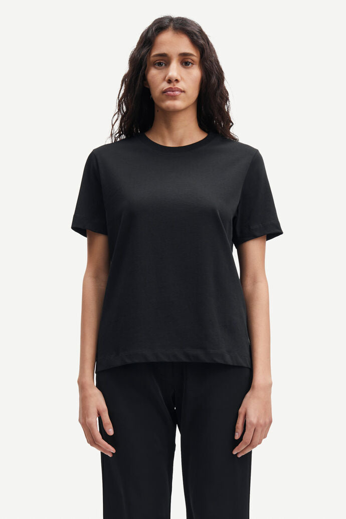 SAMSØE SAMSØE - CAMINO T-SHIRT SS - BLACK