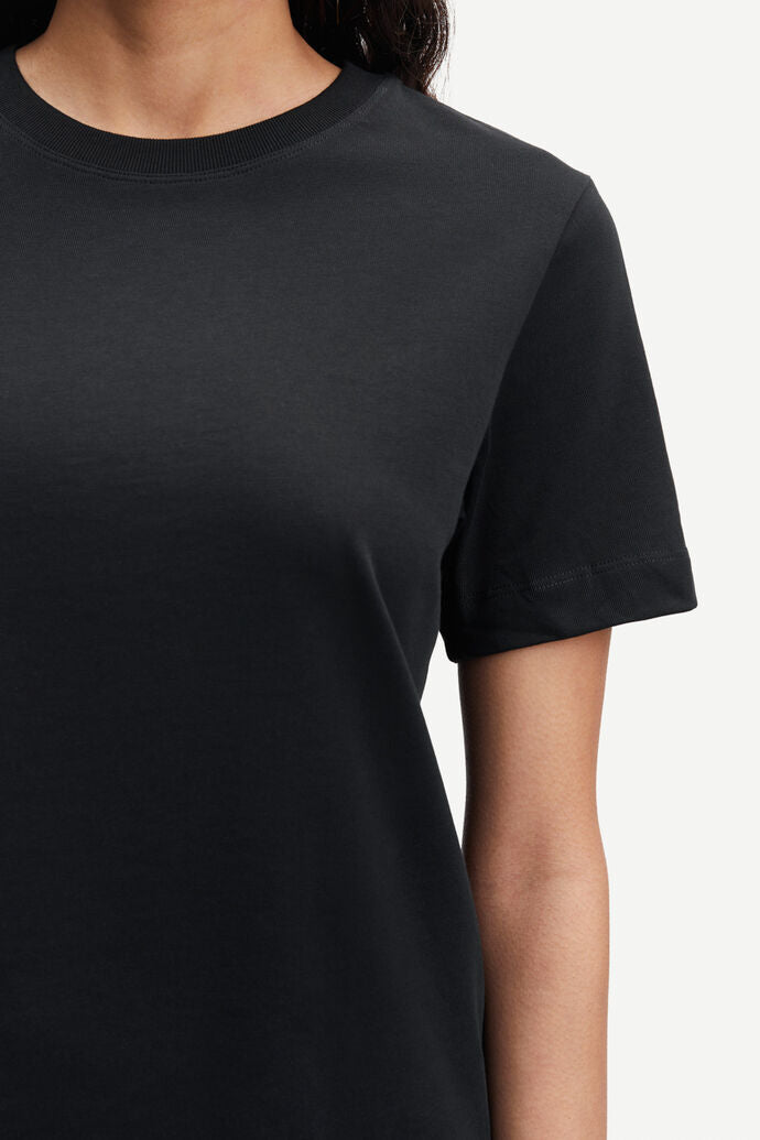 SAMSØE SAMSØE - CAMINO T-SHIRT SS - BLACK