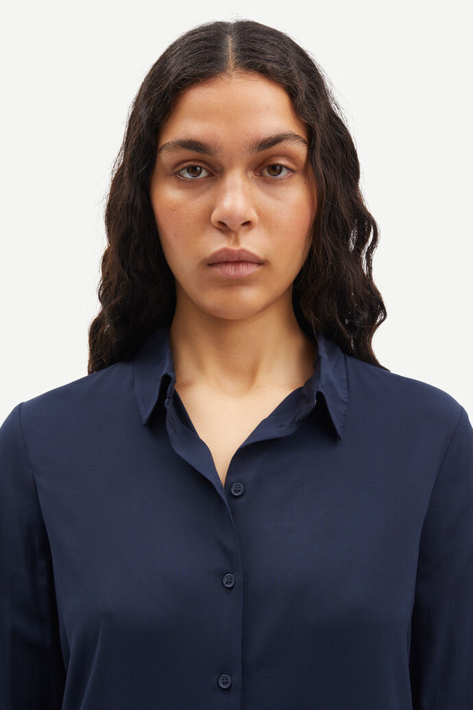 SAMSØE SAMSØE - MILLY NP SHIRT - DARK SAPPHIRE