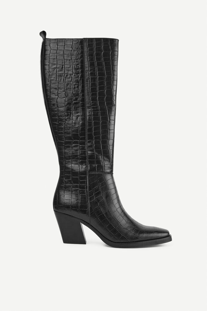 SAMSØE SAMSØE - SOPHIA BOOTS HIGH - BLACK