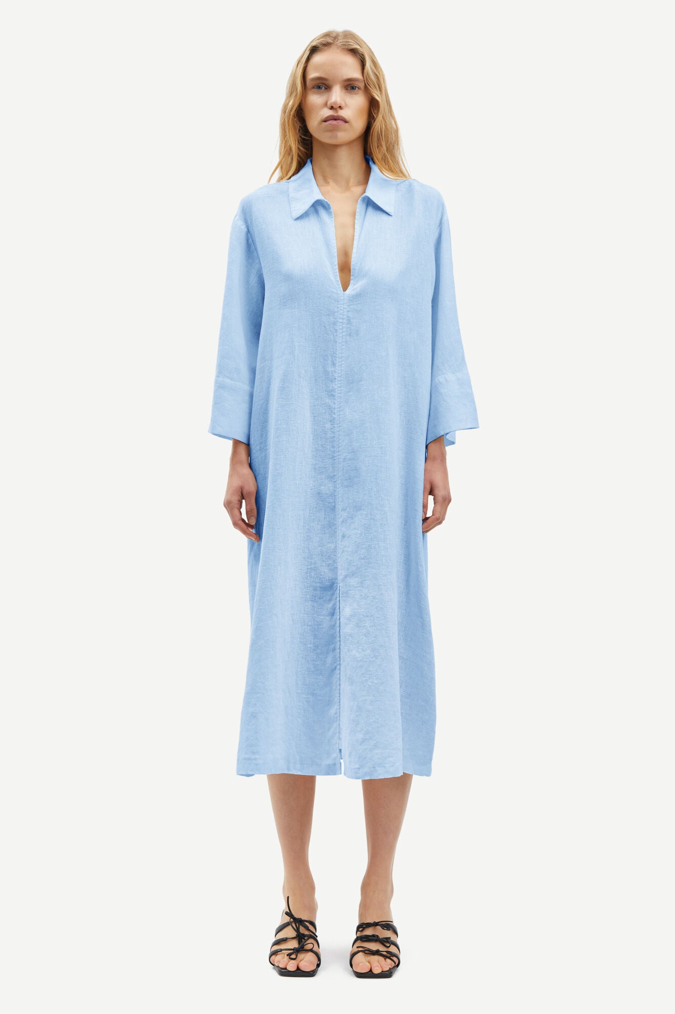 SAMSØE SAMSØE - SAALLE DRESS - MID BLUE