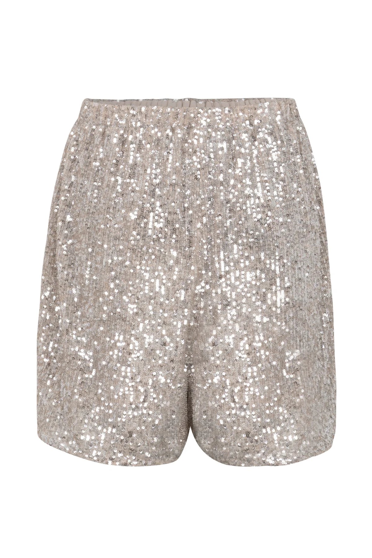 CRAS - HANNAH SHORTS - CREAM SILVER